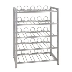 3S. x Home Casier à bouteilles 5 niveaux en acier 45 bouteilles Clearance