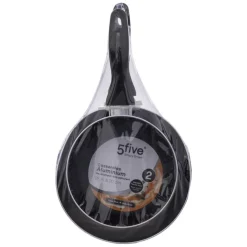 3S. x Home Casserole lot de 2 Induction 16et20cm noir en aluminium Outlet