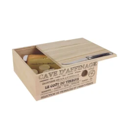 3S. x Home Cave a fromage bois avec couteau ABILENE Best