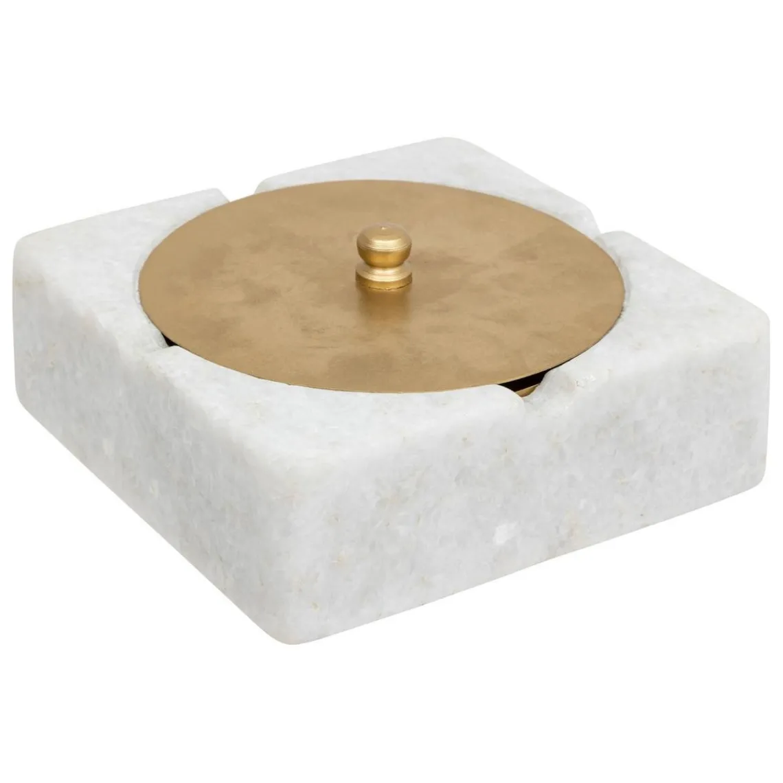 3S. x Home Cendrier blanc en acier Clearance