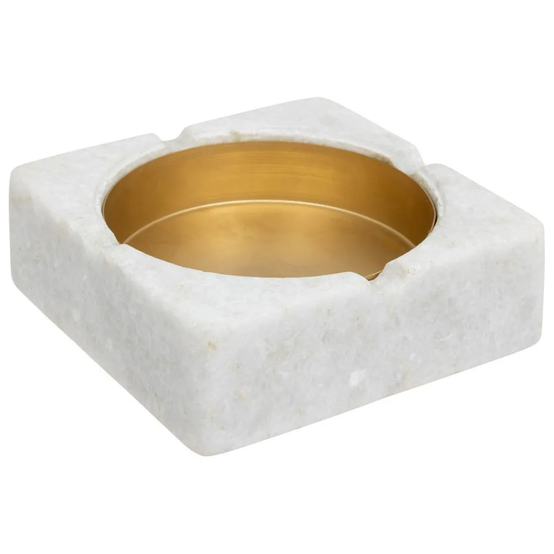 3S. x Home Cendrier blanc en acier Clearance