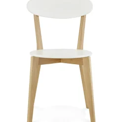 3S. x Home Chaise àcandinave blanche 45x52x80 cm LORIE Clearance