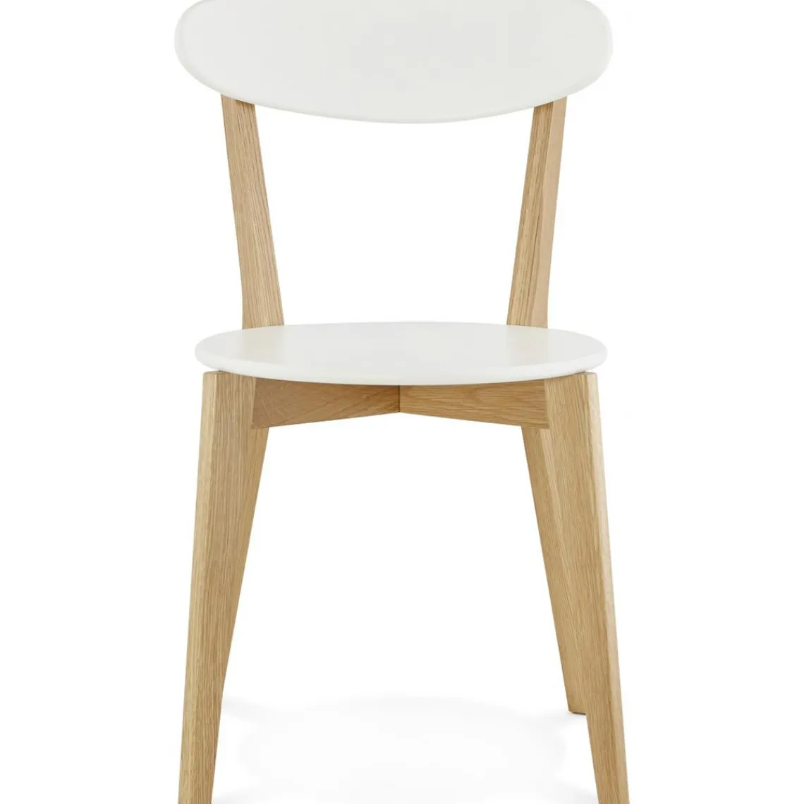 3S. x Home Chaise àcandinave blanche 45x52x80 cm LORIE Clearance