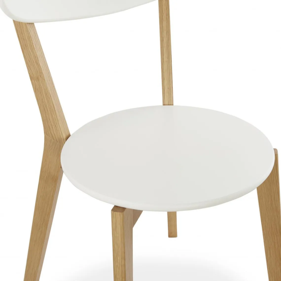 3S. x Home Chaise àcandinave blanche 45x52x80 cm LORIE Clearance