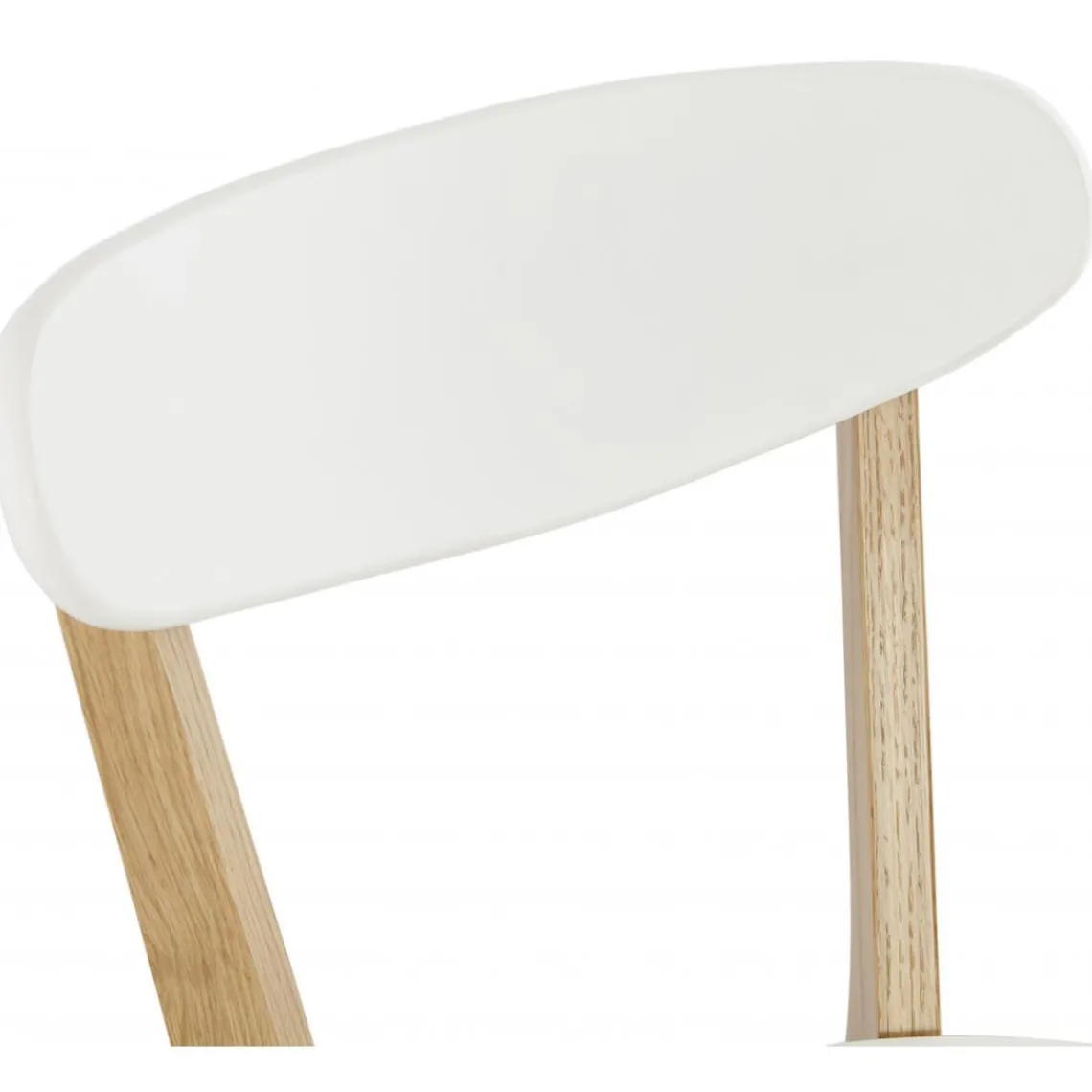 3S. x Home Chaise àcandinave blanche 45x52x80 cm LORIE Clearance