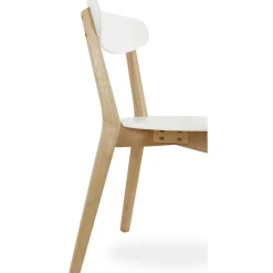 3S. x Home Chaise àcandinave blanche 45x52x80 cm LORIE Clearance