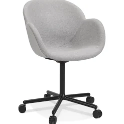 ALTEREGO Chaise de bureau avec accoudoirs 'ASTRA' gris clair Best