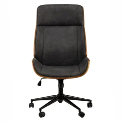 Nordlys Chaise de Bureau Design Reglable en Bois Noir Discount