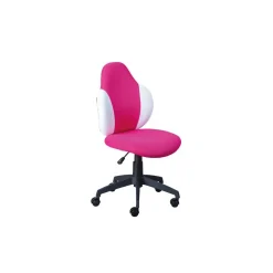 3S. x Home Chaise De Bureau Enfant JESSI Framboise/Blanc Rose Discount