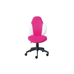 3S. x Home Chaise De Bureau Enfant JESSI Framboise/Blanc Rose Discount