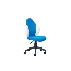 3S. x Home Chaise De Bureau Enfant JESSI /Blanc Bleu Hot