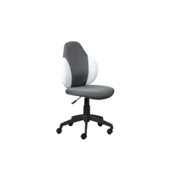 3S. x Home Chaise De Bureau Enfant JESSI foncé/Blanc Gris Clearance