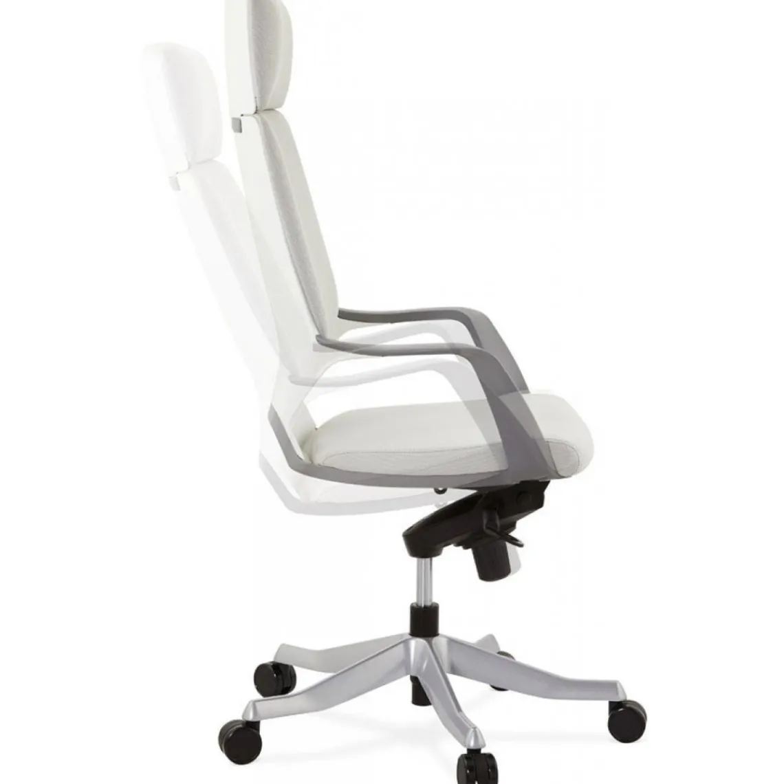 ALTEREGO Chaise de Bureau ergonomique gris MILANO Clearance