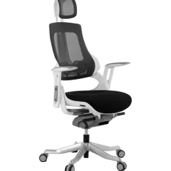 ALTEREGO Chaise de bureau ergonomique tissu noir SALOO Clearance