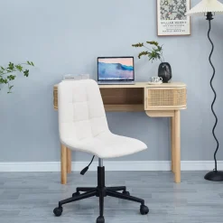 Nordlys Chaise de Bureau Ergonomique Reglable Beige Discount