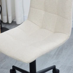 Nordlys Chaise de Bureau Ergonomique Reglable Beige Discount