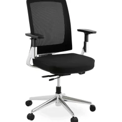 ALTEREGO Chaise de bureau noire 65x68x111 cm BSIMONE Outlet