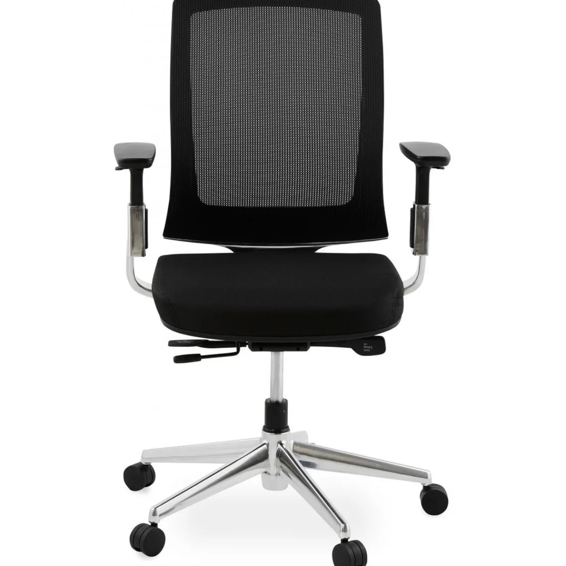 ALTEREGO Chaise de bureau noire 65x68x111 cm BSIMONE Outlet