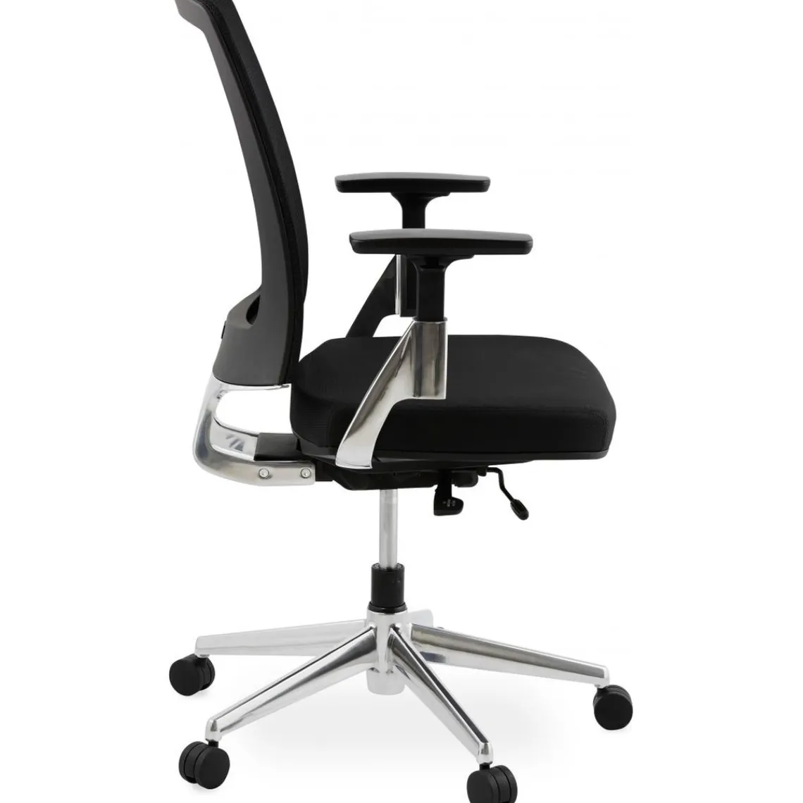 ALTEREGO Chaise de bureau noire 65x68x111 cm BSIMONE Outlet