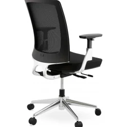 ALTEREGO Chaise de bureau noire 65x68x111 cm BSIMONE Outlet