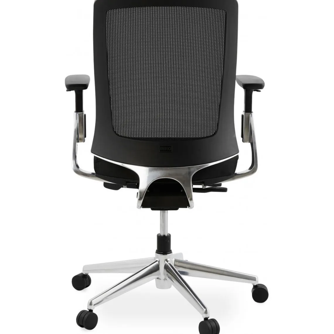 ALTEREGO Chaise de bureau noire 65x68x111 cm BSIMONE Outlet