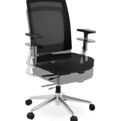 ALTEREGO Chaise de bureau noire 65x68x111 cm BSIMONE Outlet