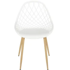 3S. x Home Chaise de Jardin Croisillons Blanc Discount