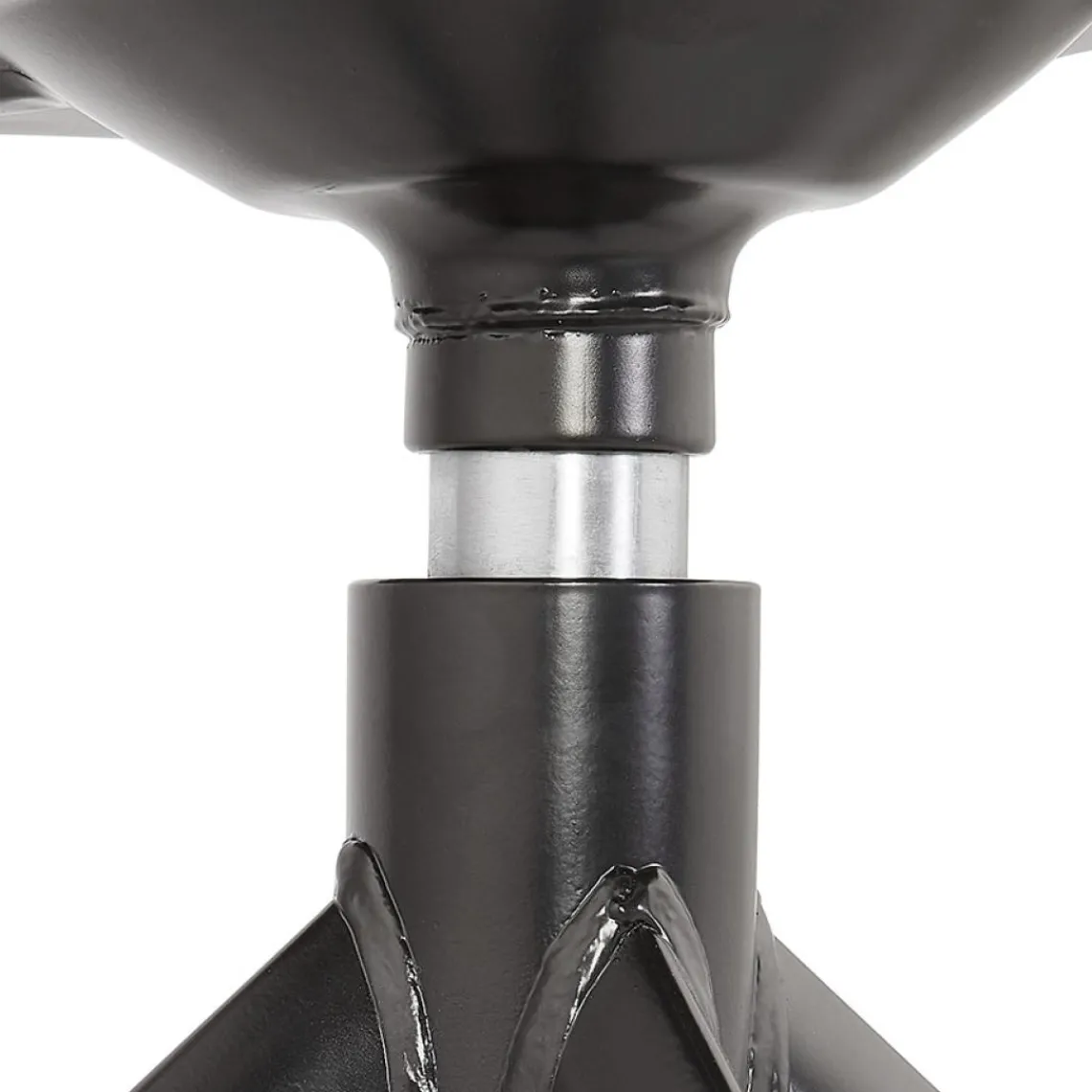 ALTEREGO Chaise design avec accoudoirs 'GRAPIN' en velours gris