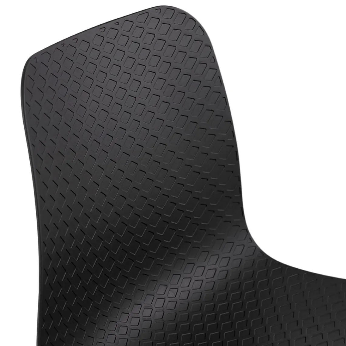 ALTEREGO Chaise design de bureau 'EVORA' noire sur roulettes Online