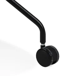 ALTEREGO Chaise design de bureau 'EVORA' noire sur roulettes Online