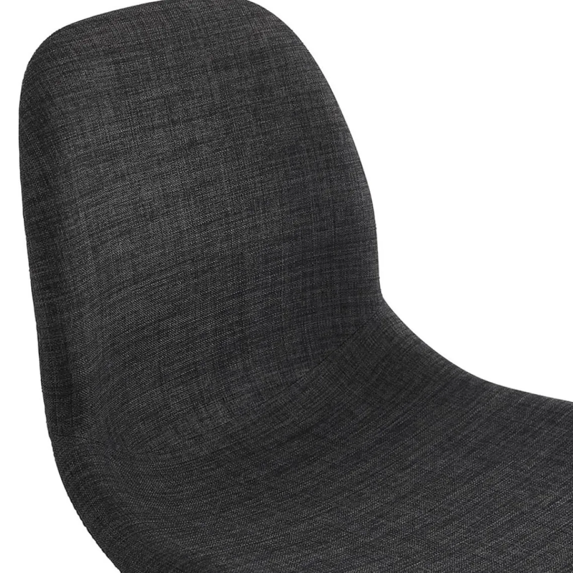 ALTEREGO Chaise design 'PAVONIS' en tissu gris foncé Online