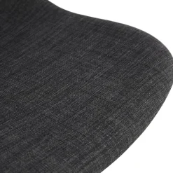 ALTEREGO Chaise design 'PAVONIS' en tissu gris foncé Online