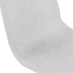 ALTEREGO Chaise design 'PAVONIS' en tissu gris clair Clearance