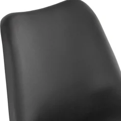 ALTEREGO Chaise design 'PIPA' noire New