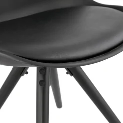 ALTEREGO Chaise design 'PIPA' noire New