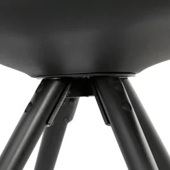 ALTEREGO Chaise design 'PIPA' noire New