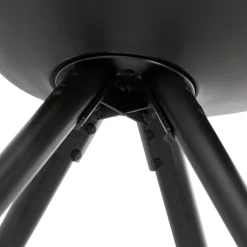 ALTEREGO Chaise design 'PIPA' noire New