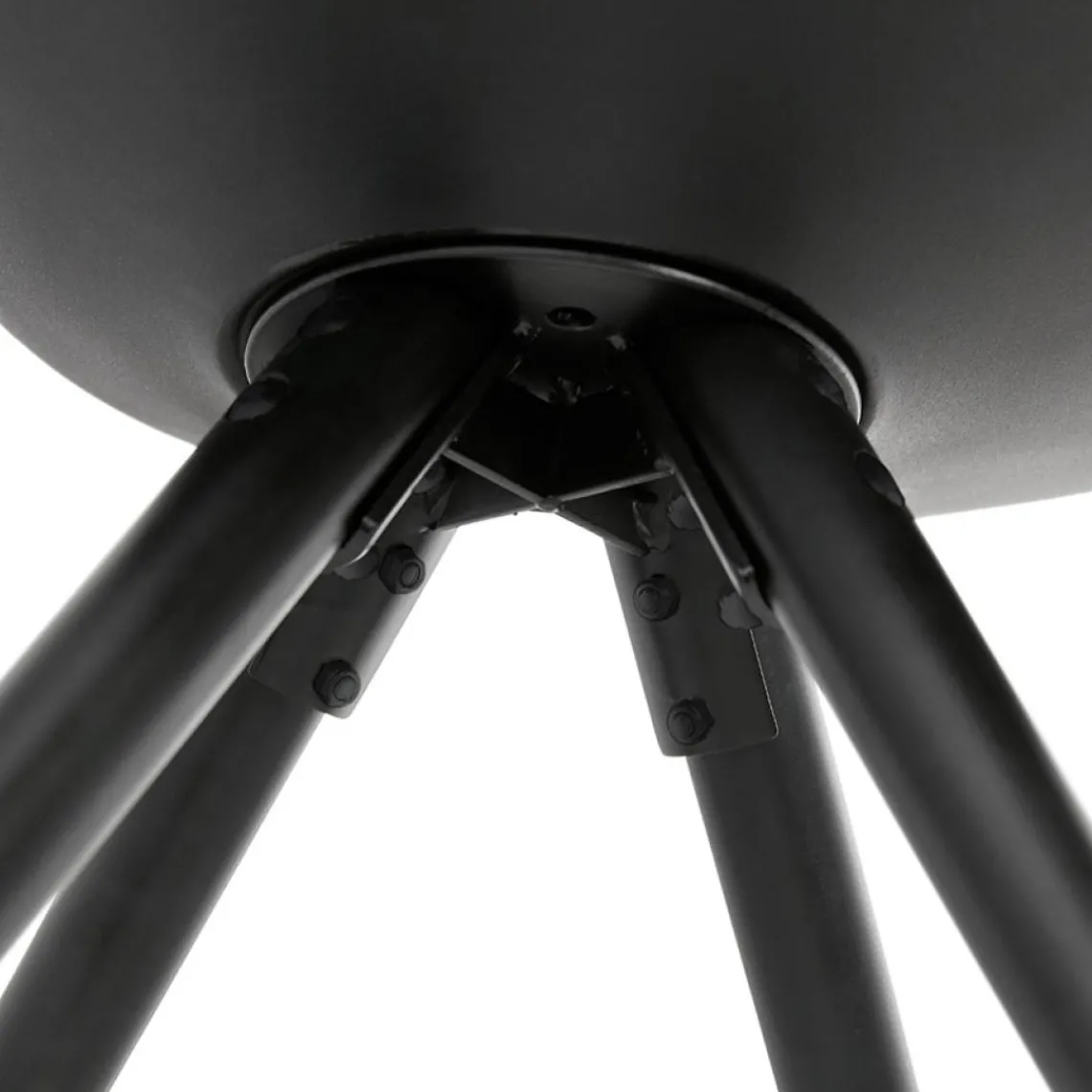 ALTEREGO Chaise design 'PIPA' noire New