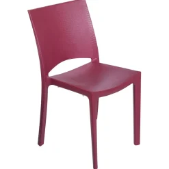 3S. x Home Chaise Design Effet Croco ARLEQUIN Rouge Hot