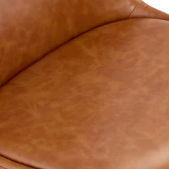 ALTEREGO Chaise design 'STREET' en matière synthétique brune Sale