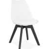 ALTEREGO Chaise design 'TAPAS' blanche Hot