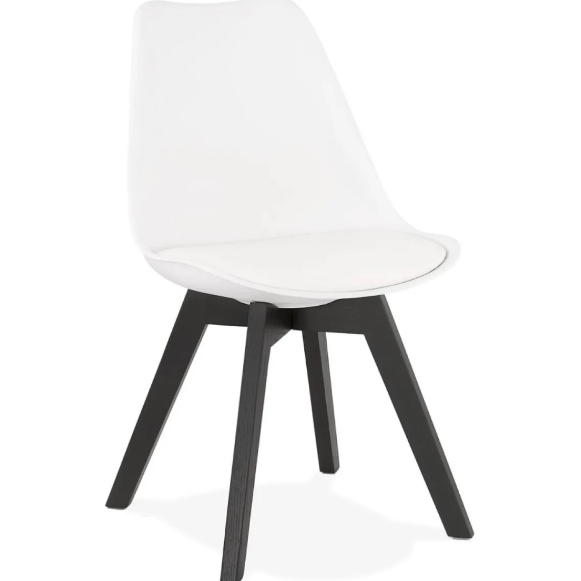 ALTEREGO Chaise design 'TAPAS' blanche Hot