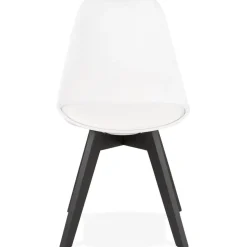 ALTEREGO Chaise design 'TAPAS' blanche Hot