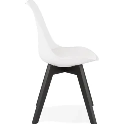 ALTEREGO Chaise design 'TAPAS' blanche Hot