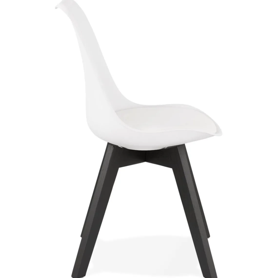 ALTEREGO Chaise design 'TAPAS' blanche Hot