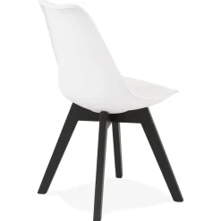 ALTEREGO Chaise design 'TAPAS' blanche Hot