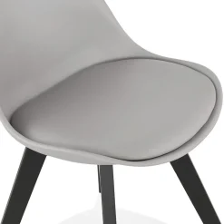 ALTEREGO Chaise design 'TAPAS' grise Hot