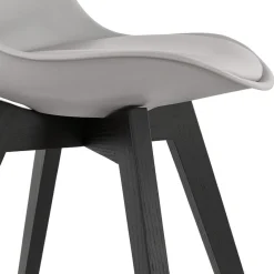 ALTEREGO Chaise design 'TAPAS' grise Hot