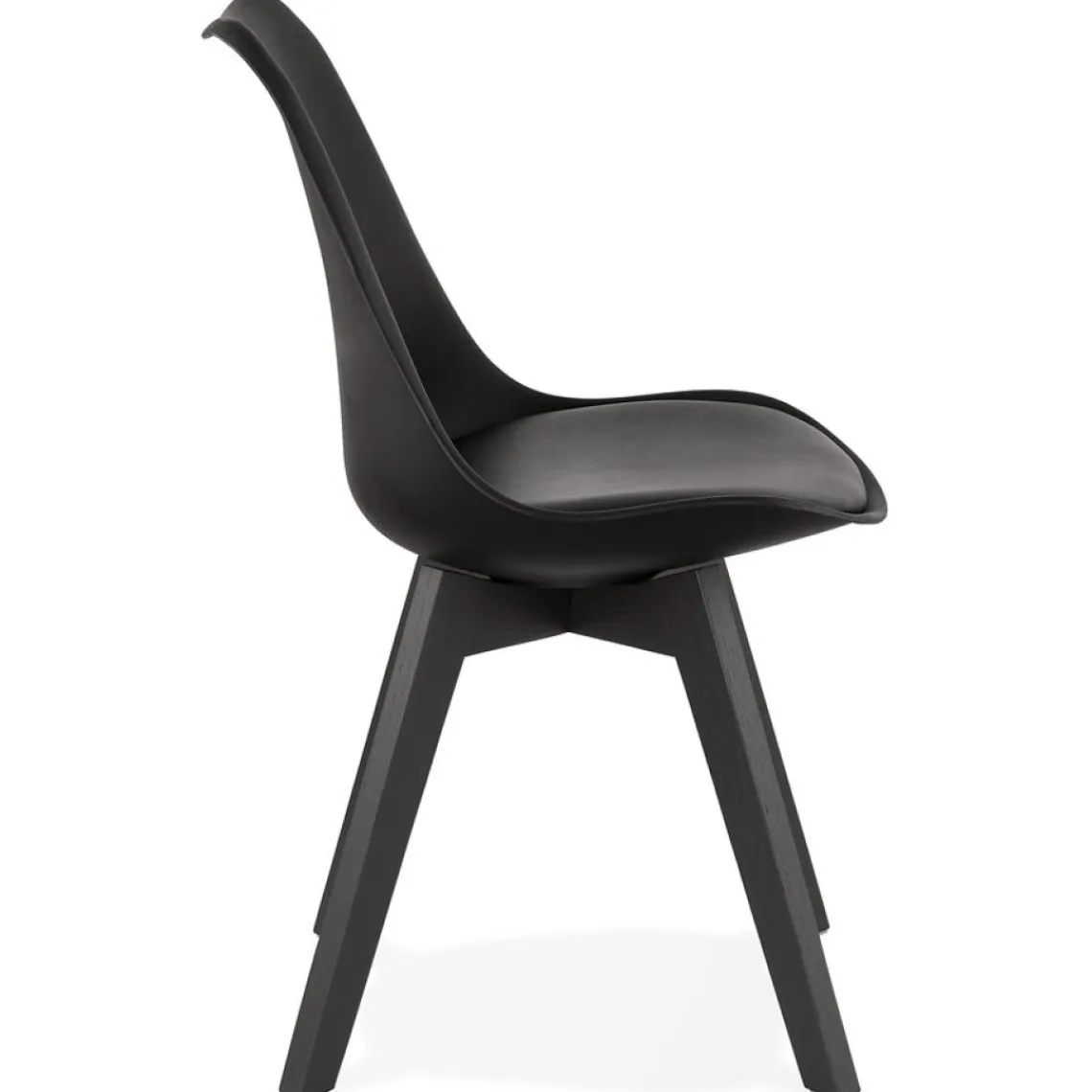 ALTEREGO Chaise design 'TAPAS' noire Sale