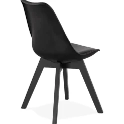 ALTEREGO Chaise design 'TAPAS' noire Sale
